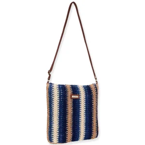 Navy, Paper Crochet Crossbody | CE6711 B
