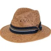 Nelson | Men's Straw Fedora Hat | HTT1163