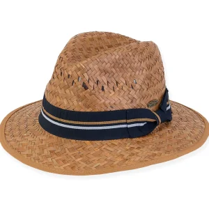 Nelson | Men's Straw Fedora Hat | HTT1163