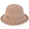 Noel | Women's Soft Wool Up Brim Braided Faux Suede | AD1620