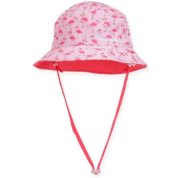 Nora | Infant Girl Cotton Bucket Hat | HK420 | | Reversible