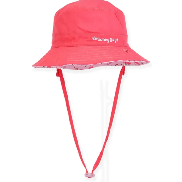 Nora | Infant Girl Cotton Bucket Hat | HK420 | | Reversible