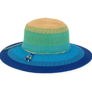Nora | Young Girl Paper Straw Floppy Hat | HK464