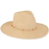 Norah | Women's Paper Braid Metallic Lurex Safari Hat | HH3069