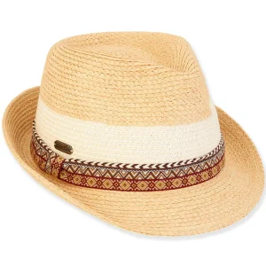 Oakley | Women's Paper Straw Fedora Hat | HH3021