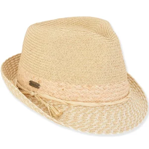 Oaklynn | Women's Paper Straw Fedora Hat | HH3017