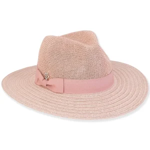 Olivia | Young Girl Paper Straw Safari Hat | HK482