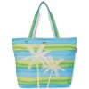 Palms, Shoulder Tote Summer Watercolor | JB170 A