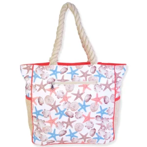 Pastel Starfish Shell, Shoulder Tote | SD4800