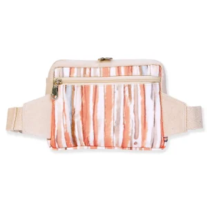 Peach Floral, Crossbody Belt Bag | SD4812