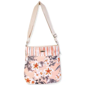 Peach Floral, Medium Crossbody | SD4811