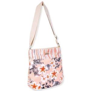 Peach Floral, Medium Crossbody | SD4811