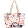 Peach Floral, Shoulder Tote | SD4810