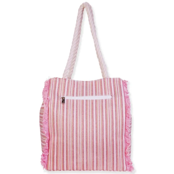 Pink, 70% Cotton/30% Poly Shoulder Tote | CE6730 A