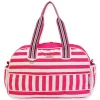 Pink, Duffle Bag Two Way Stripes | SNS6850 B