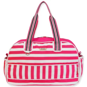 Pink, Duffle Bag Two Way Stripes | SNS6850 B