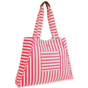 Pink, Poly-Cotton Shoulder Tote | CE6659 A