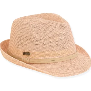 Rada | Women's Poly Braid Fedora Hat | HH2875