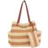 Raelyn | Natural Crochet Shoulder Tote | CE6557