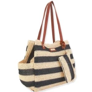 Raelyn | Natural Crochet Shoulder Tote | CE6557