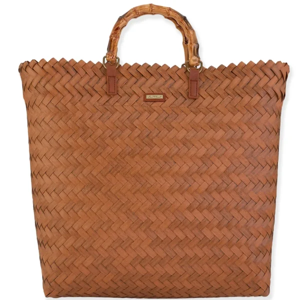 Regina | Poly Straw Shoulder Tote | CE6583