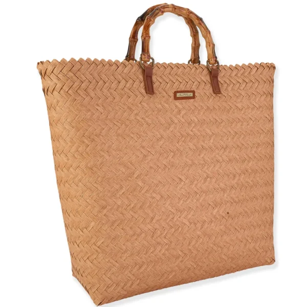 Regina | Poly Straw Shoulder Tote | CE6583