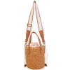 Rosemary | Natural Straw Woven Crossbody | CE6550
