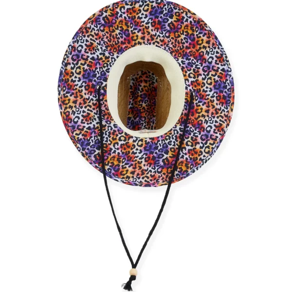 Rylee | Young Girl Rush Straw Lifeguard Hat | HK398