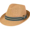Saint David | Men's Paper Straw Fedora Hat | HTT1143