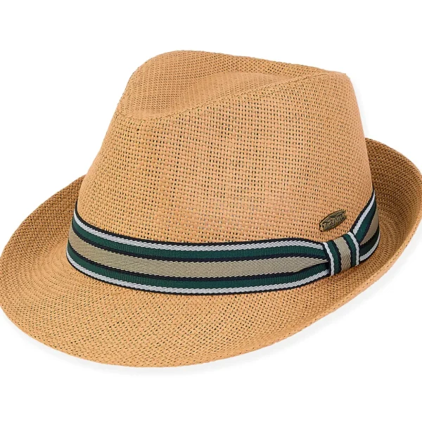 Saint David | Men's Paper Straw Fedora Hat | HTT1143