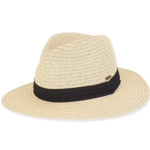 Santiago | Young Boy Paper Braid Safari Hat | HK489