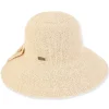 Sarah | Women's Paper Straw Backless Hat | HH3141