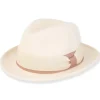 Sawyer | Women's Wool Felt Fedora Two Tone Grosgrain Trim | AD1567