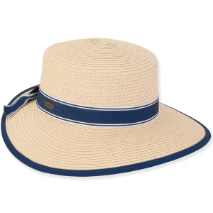 Saylor | Women's Paper Braid Tapered Brim Hat | HH2988