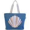 Sea Shell, Shoulder Tote Emrboidered Shells | SNS6710 B