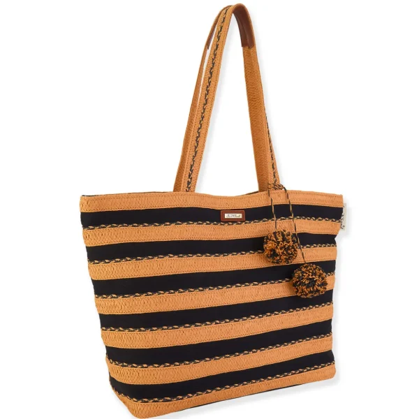Selah | Natural Straw Shoulder Tote | CE6544