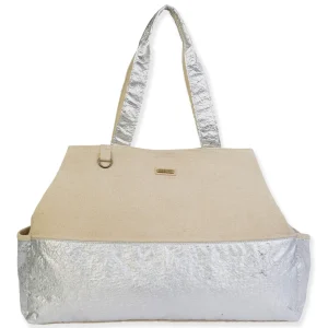 Silver, Gap Tote Crushed Metallic | SNS6810 A