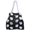 Silver, Gap Tote Metallic Hibiscus | SNS6870 B