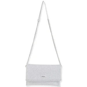 Silver, Poly Straw Crossbody | CE6722 A