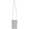 Silver, Polyester Crossbody | CE6721 A