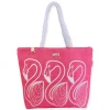 Silver, Shoulder Tote Metallic Flamingo | SNS6873 B