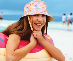 Sophia | Young Girl Cotton Bucket Hat | HK407 | Reversible