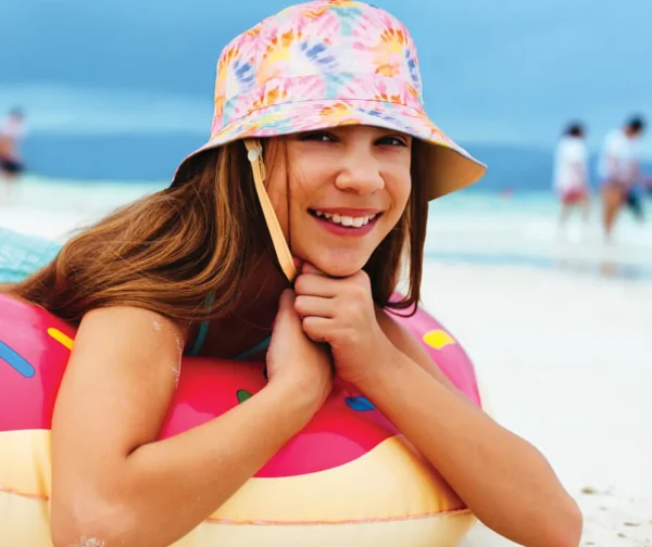 Sophia | Young Girl Cotton Bucket Hat | HK407 | Reversible