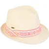 Sophia | Young Girl Paper Braid Fedora Hat | HK502