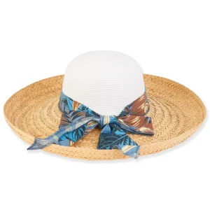 St. Peter | Women's Paper Straw Up Brim Hat | HCJ388