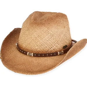 Steeple | Men's Raffia Western Hat | HTT1139
