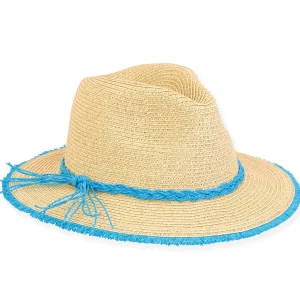 Stella | Young Girl Paper Braid Safari Hat | HK440