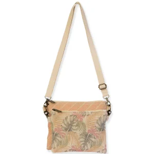 Subdued Tropical Leaves, Crossbody | SNS6762