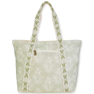 Subtle Summer Palm, Shoulder Tote | SNS6780
