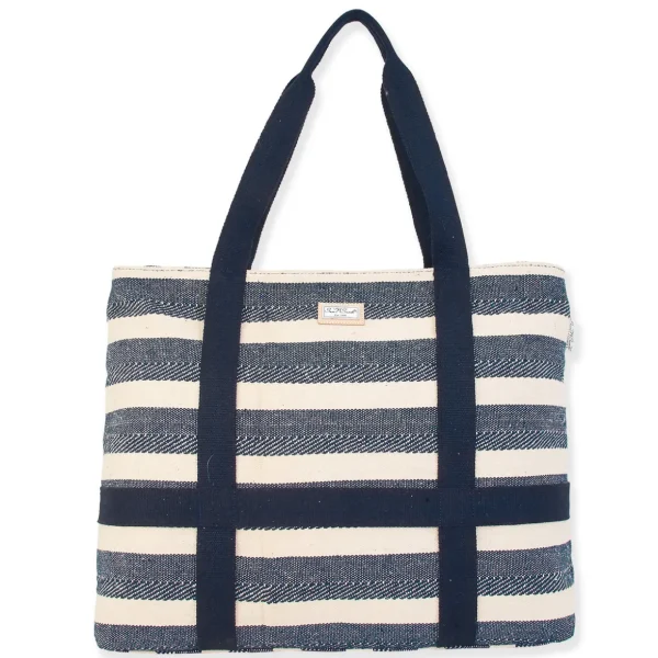 Sunny Day | Artistic Shoulder Tote with Built-in Hat Carrier | SNS6591 | (Hat Not Included)